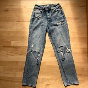 PacSun Light Blue Distressed Boyfriend Jeans